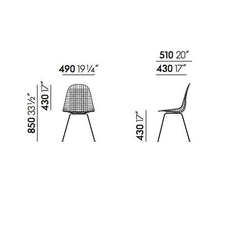DKX Wire Chair